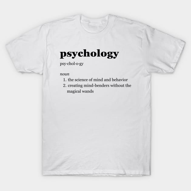 Psychology T-Shirt by imperfectdesin